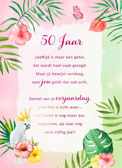 50 jaar tekst|Verjaardagswensen voor de 50